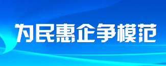 为民惠企争模范